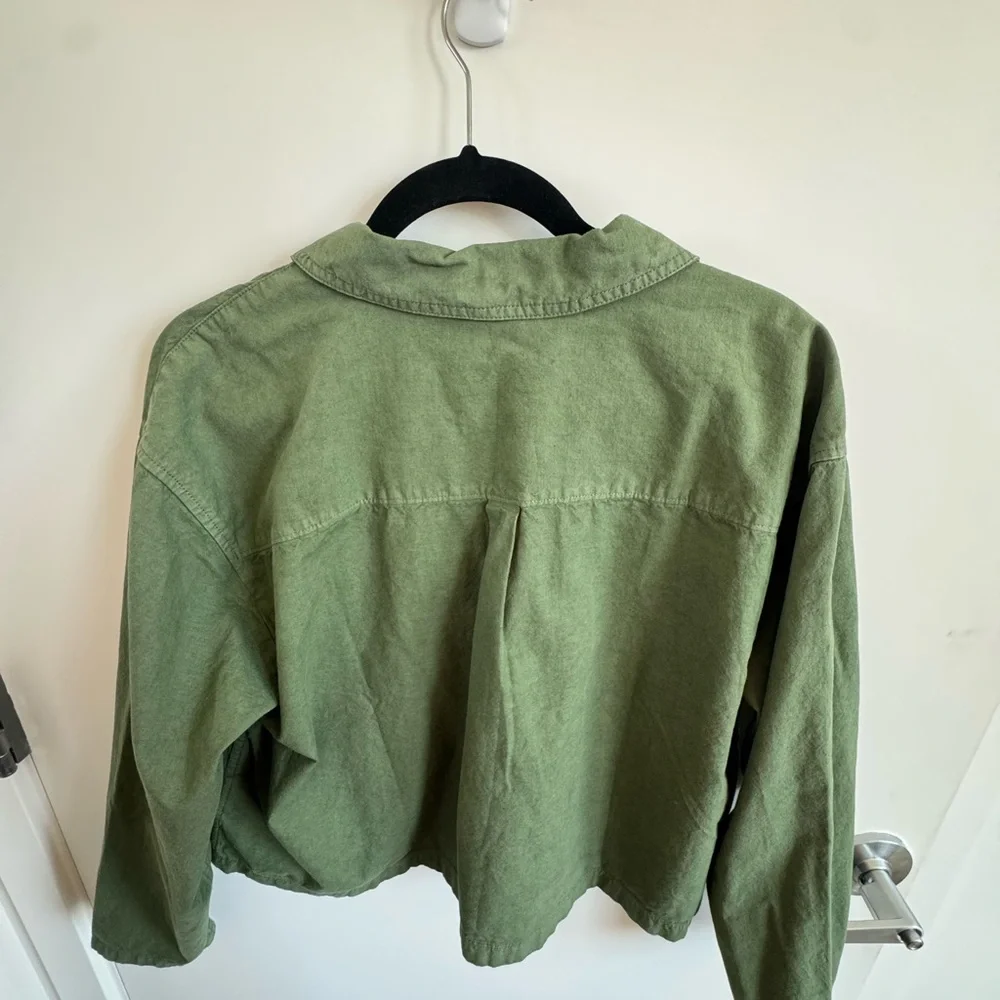 J.Crew Popover shirt in cotton-linen blend